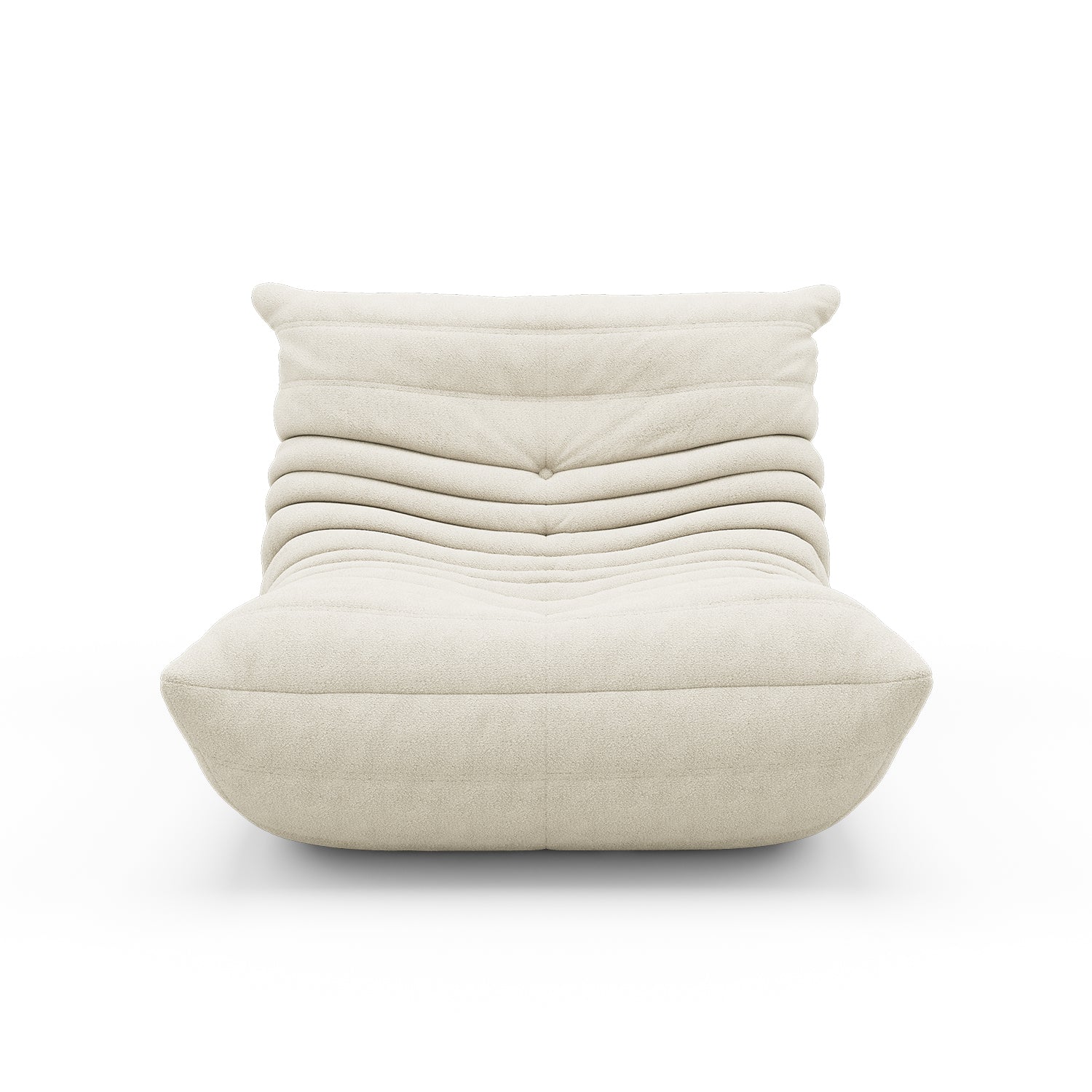 Sherpa Fleece Leather Fireside Chair Togo Fireside Chair Replica