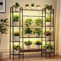 Cottinch 55" Tall Plant Stand,11-Tier Larger Plant Shelf Indoor Outdoor Plant Rack Support 180LB Holds 15 Pots