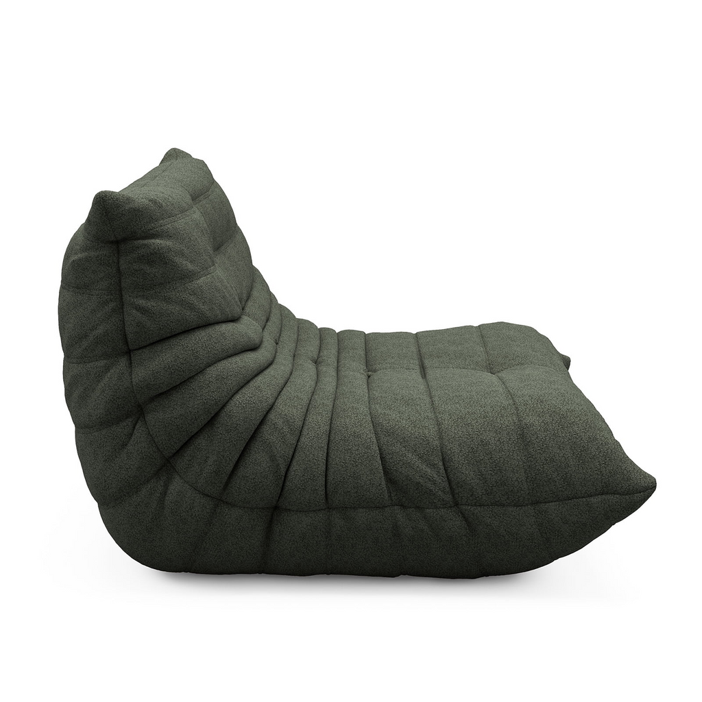 Raffle Pinker Giant Bean Bag Chair Lazy Floor Sofa, Memory Foam Fireside Sofa for Adults, for Living Room Bedroom Dorm Office