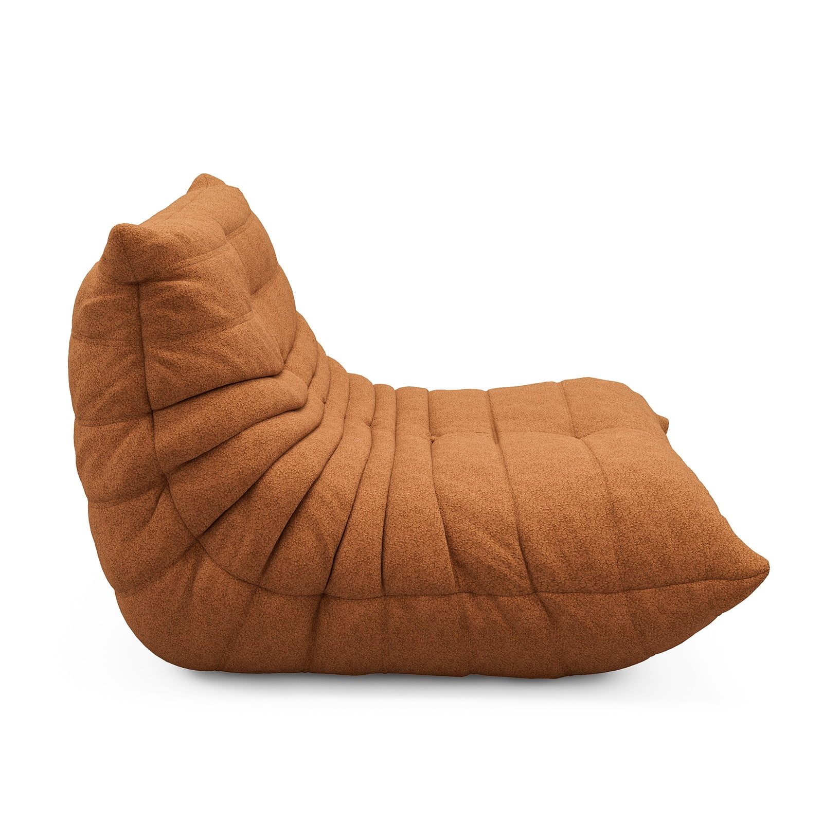 Raffle Pinker Giant Bean Bag Chair Lazy Floor Sofa, Memory Foam Fireside Sofa for Adults, for Living Room Bedroom Dorm Office