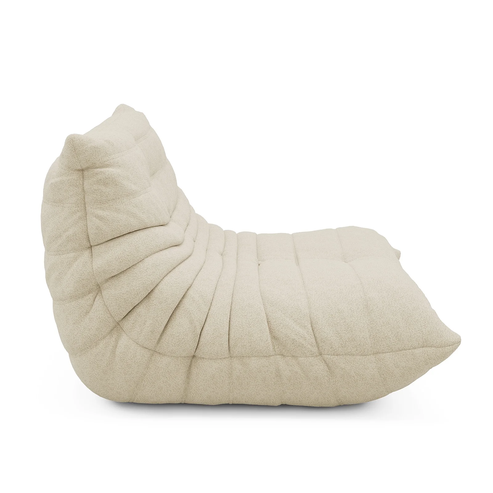 Raffle Pinker Giant Bean Bag Chair Lazy Floor Sofa, Memory Foam Fireside Sofa for Adults, for Living Room Bedroom Dorm Office