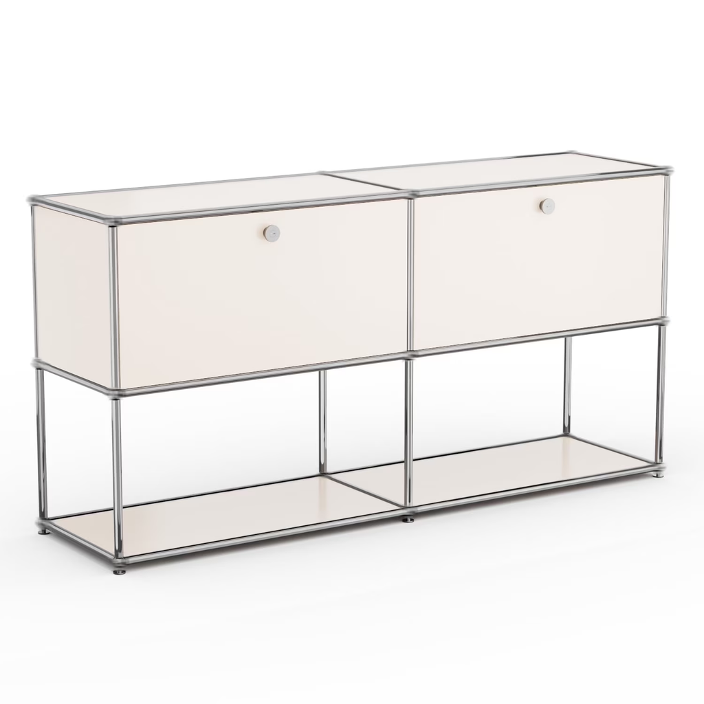 Raffle Pinker Metal Storage Organizer Cube Storage Cabinet Modern Accent Steel Organizer for Living Room Bedroom,White