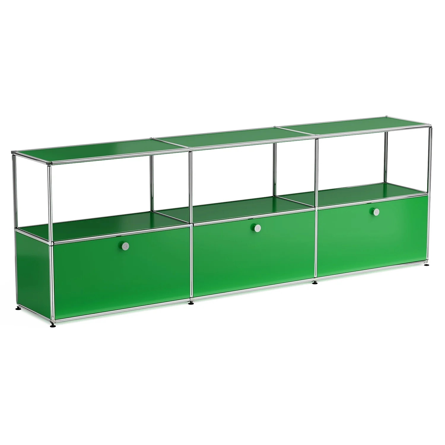 Raffle Pinker Metal Storage Cabinet Freestanding Accent Cabinets with 2 Doors and Shelves for Living Room,Yellow