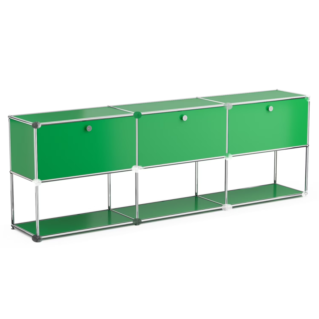 Raffle Pinker Freestanding Storage Cabinets 2-Layer Metal Cabinets with 2 Doors and Shelves for Garage,Living Room,White