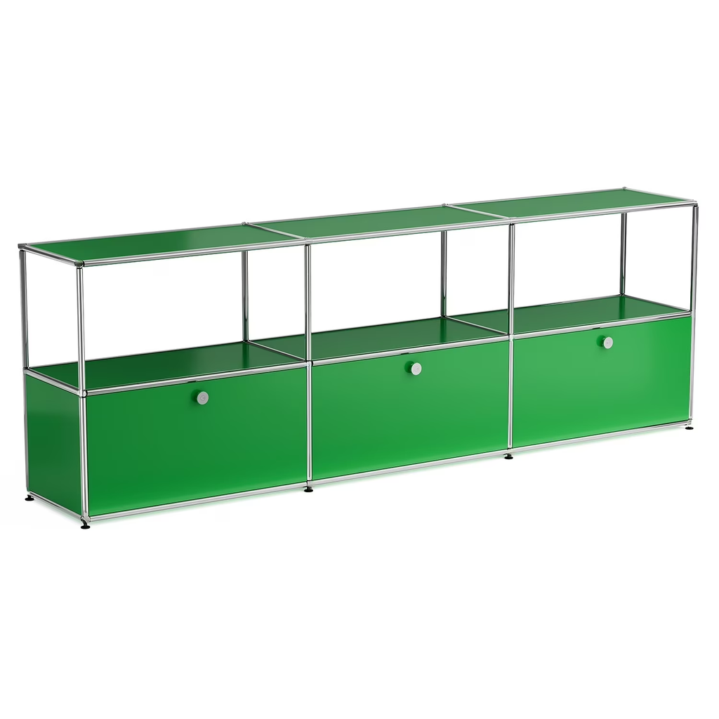 Modern Accent Cabinets,Freestanding Metal Cube Storage Cabinet for Living Room