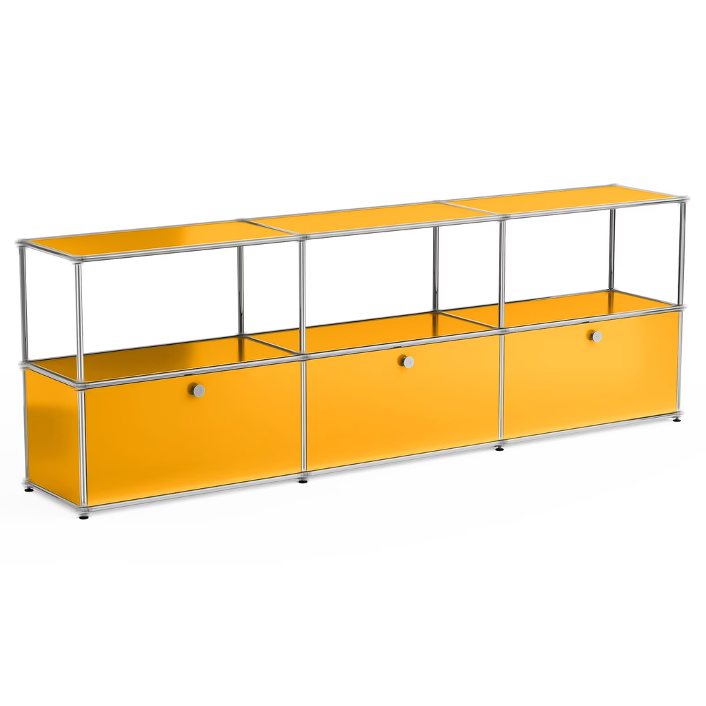 Modern Accent Cabinets,Freestanding Metal Cube Storage Cabinet for Living Room