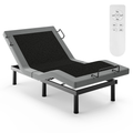 Cottinch Upgrade Adjustable Bed Frame Metal Bed Base with Remote,Head & Foot Incline,Adjustable Legs,More Stable,Twin