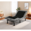 eChamp Power Adjustable Bed Frame Electric Adjustable Metal Bed Base with Dual Motors,Head and Foot Incline,Adjustable Legs,Twin XL