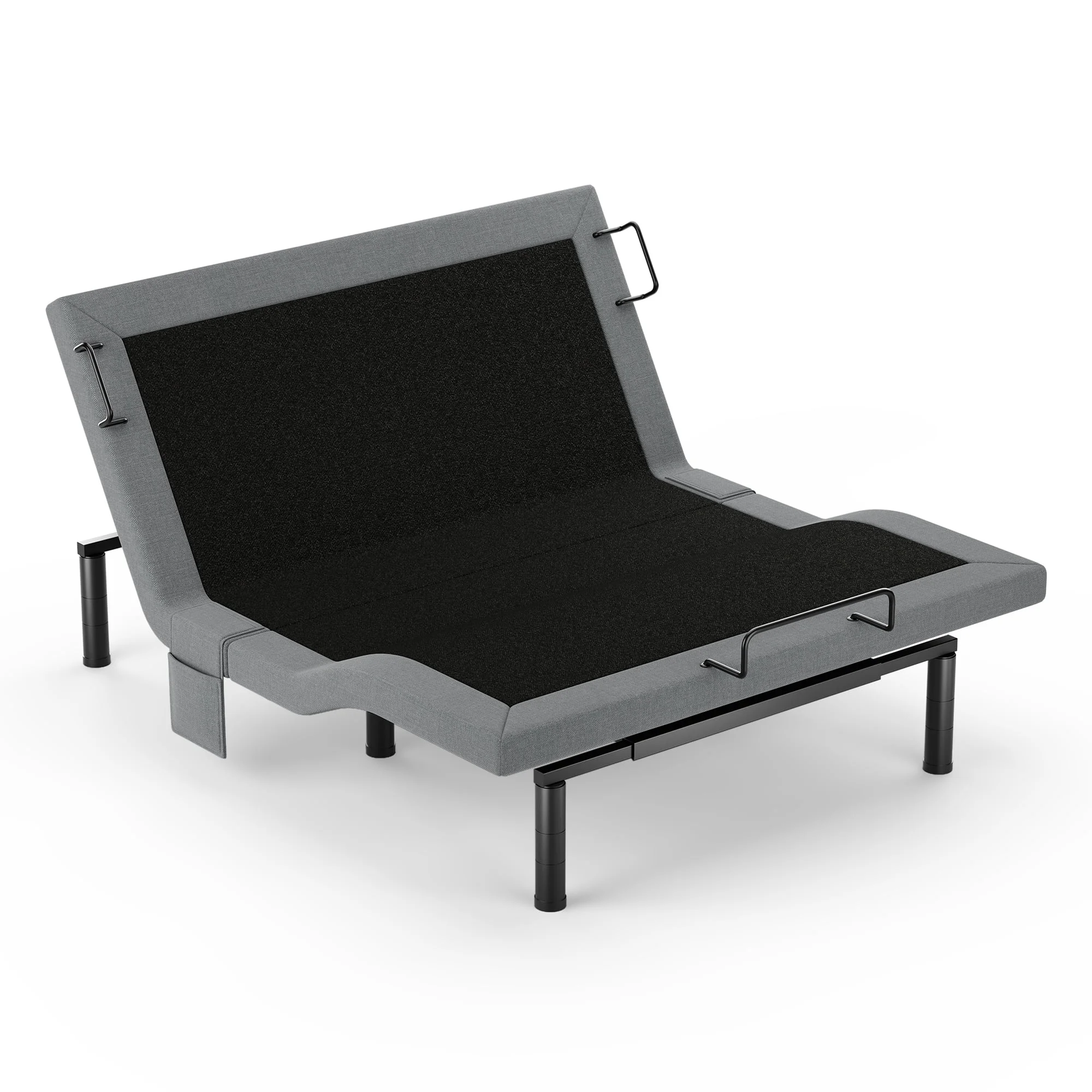 Cottinch Electric Adjustable Bed Frame Queen with Remote Control and Dual Motors,Adjustable Legs,Power Bed Base 1000lb Limit