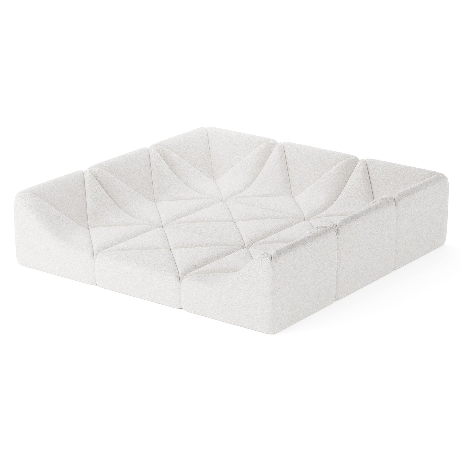 eChamp Free Combination Geometric Modular Sofa, Oversized Geometric Modular Sofa for Living Room