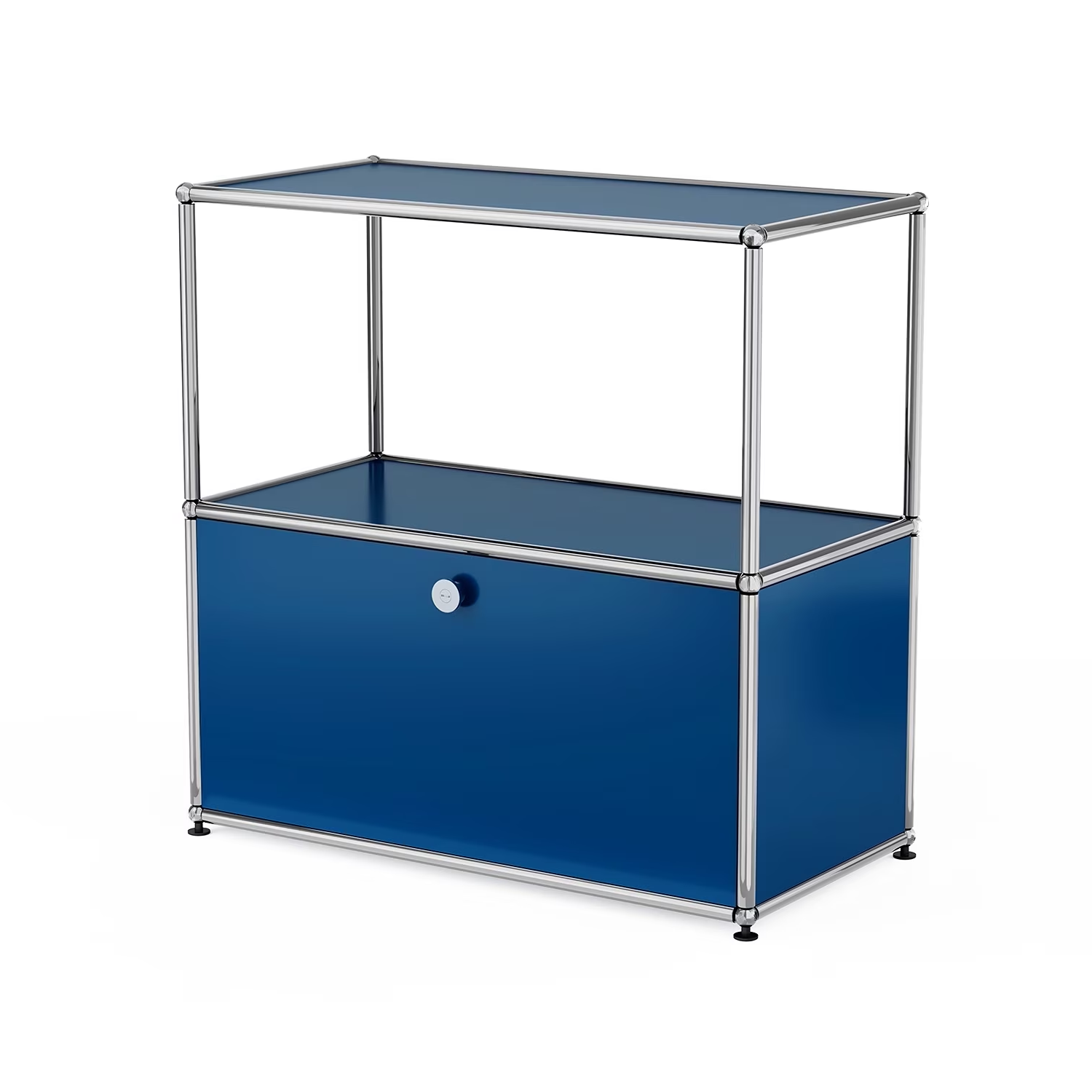 Modern Accent Cabinets,Freestanding Metal Cube Storage Cabinet for Living Room