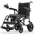 Morrean Portable Electric Wheelchair for Adults, All Terrain Motorized Wheelchair for Seniors with Detachable Battery, Airline Approved