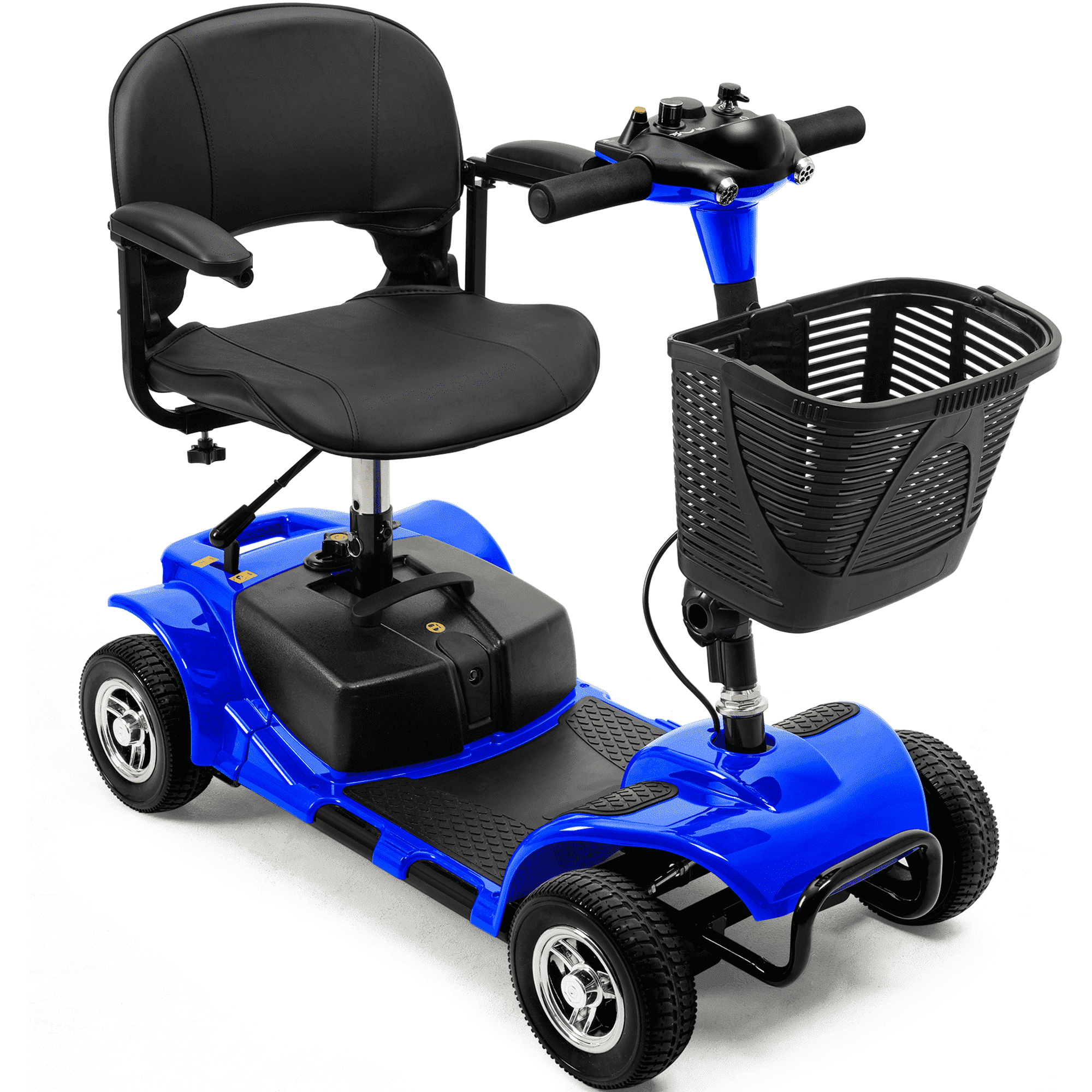 Morrean 4 Wheels Mobility Scooter, Electric Powered Wheelchair Device for Travel, Best Gift for Elderly
