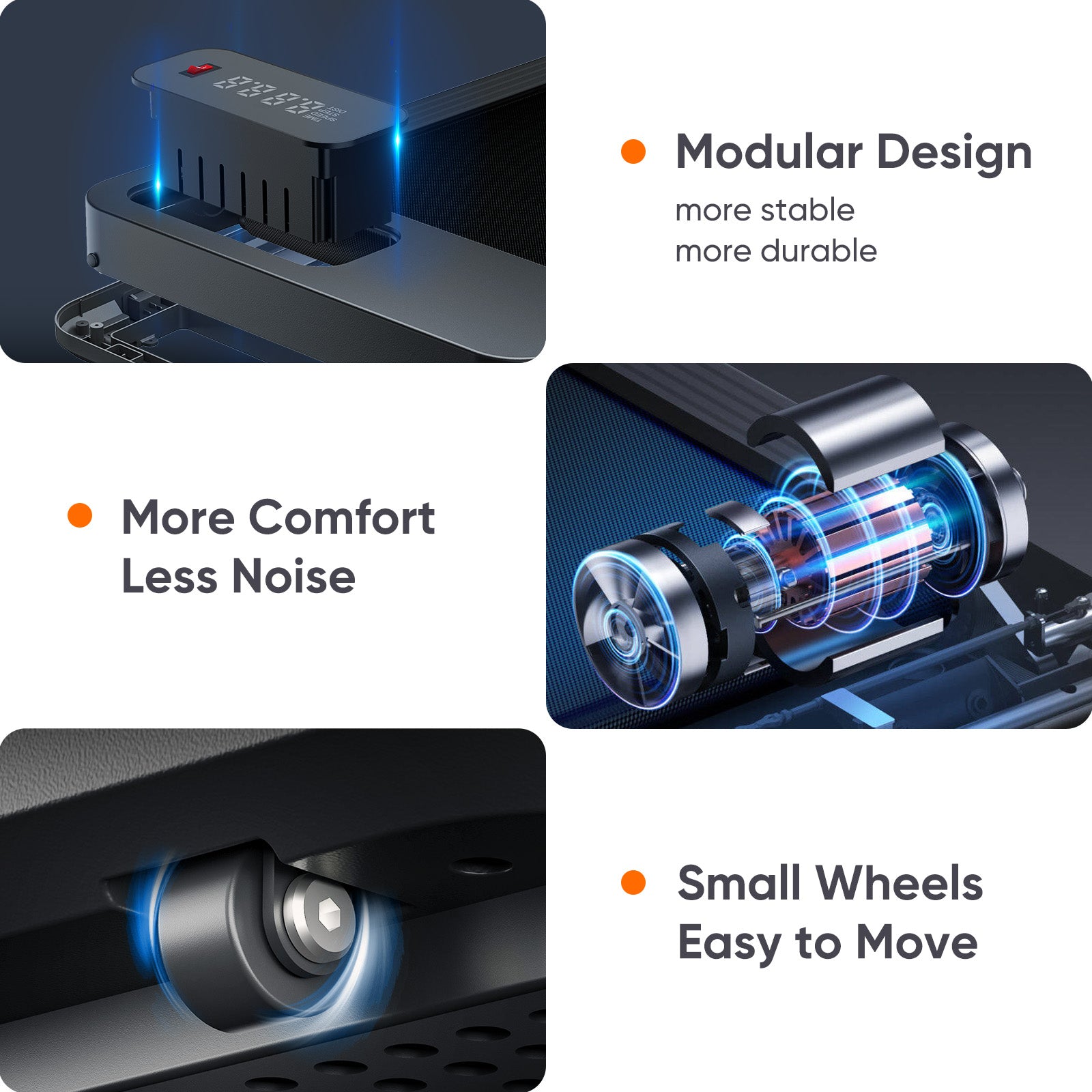 Morrean Walking Pad Portable with Automatic transmission dual mode, 40"*16 Walking Area Under Desk Treadmill with Remote Control, 3.0 HP Ultra-Quiet Walking and Jogging Machine for Office Home