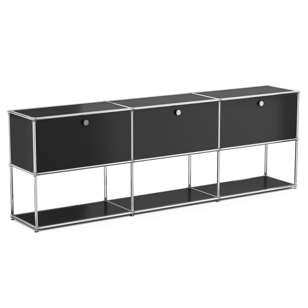 Raffle Pinker Freestanding Storage Cabinets 2-Layer Metal Cabinets with 2 Doors and Shelves for Garage,Living Room,White