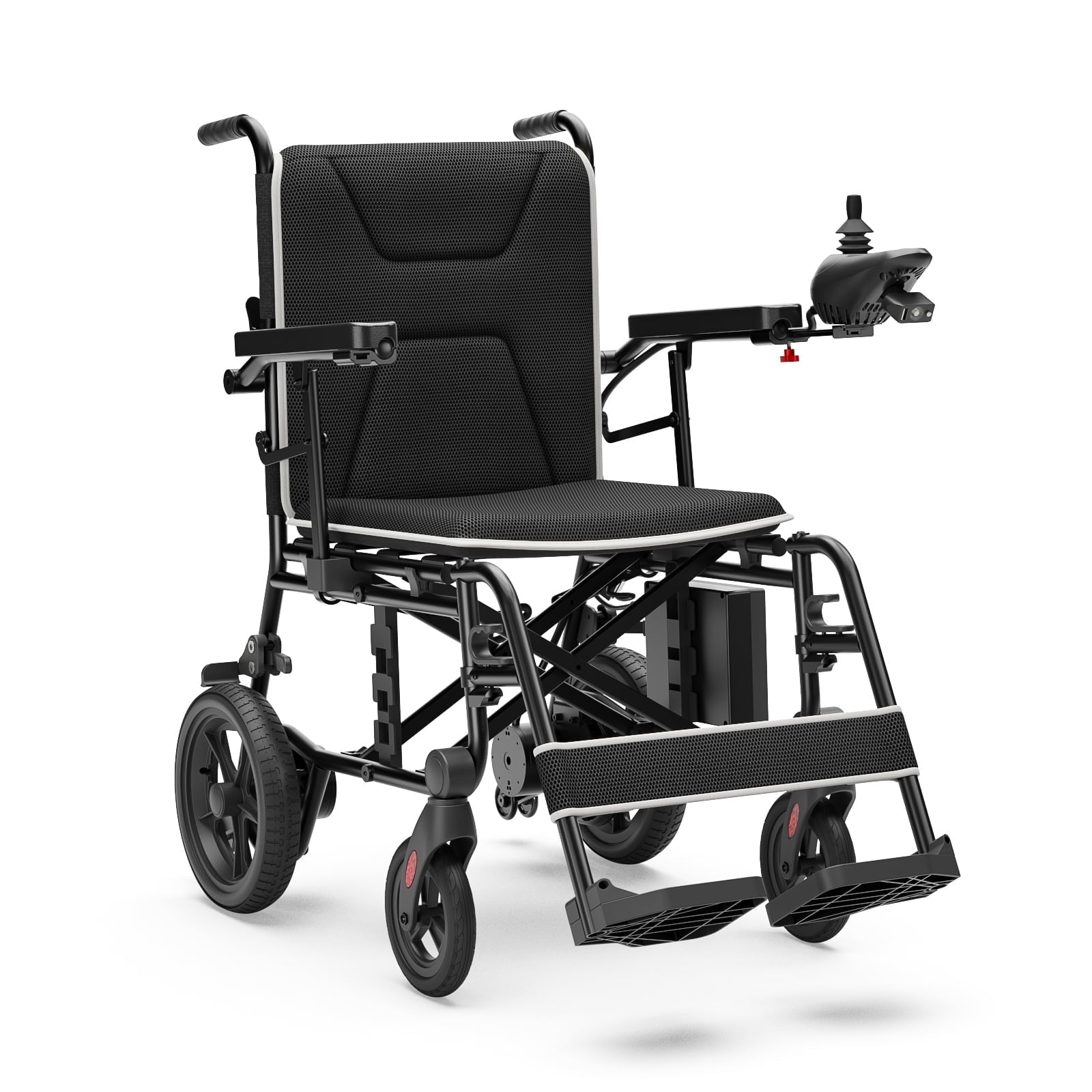 Wefree 15 Miles Range Electric Wheelchair for Adults, All Terrain Motorized Wheelchair for Seniors,500W Motors,Black