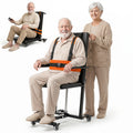 Morrean Electric Lift Chair for Elderly, Patient Lift Transfer Chair, Support Up to 440 LBS, Safety Seat Belts and Handrails, Suitable for Home Use