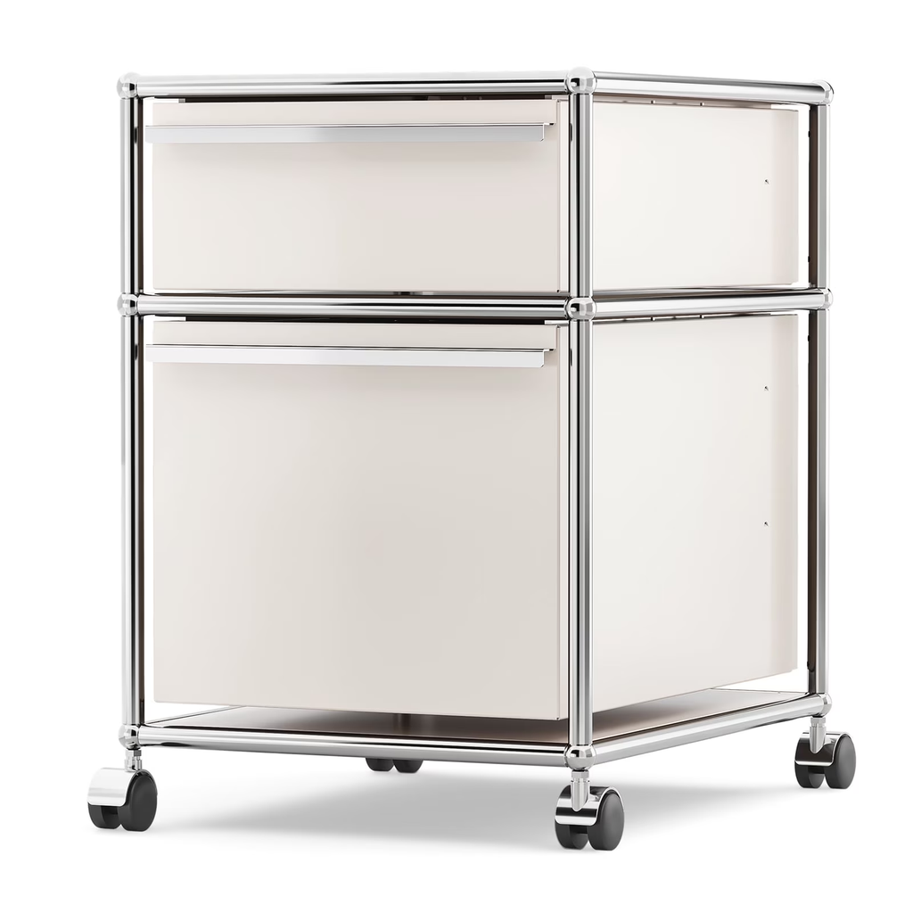 Raffle Pinker Metal Storage Cabinets with 3 Drawers,Rolling Accent Cabinets Storage Organizer for Home Office,Black