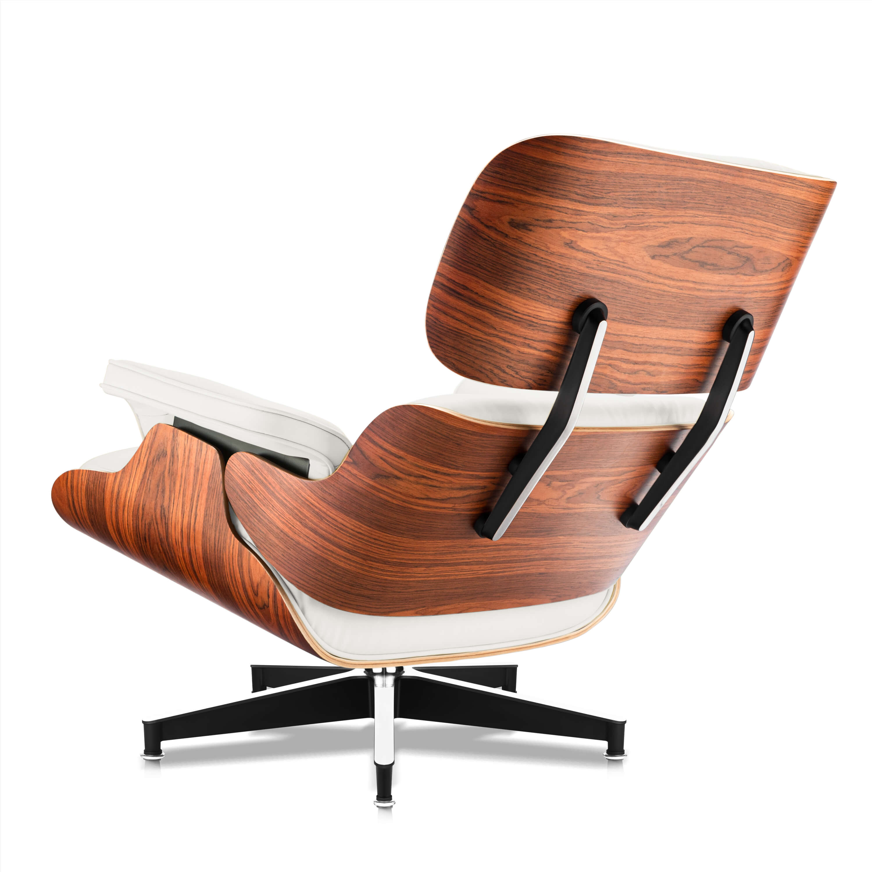 Palisander Plywood Lounge Chair and Ottoman - Eames Replica