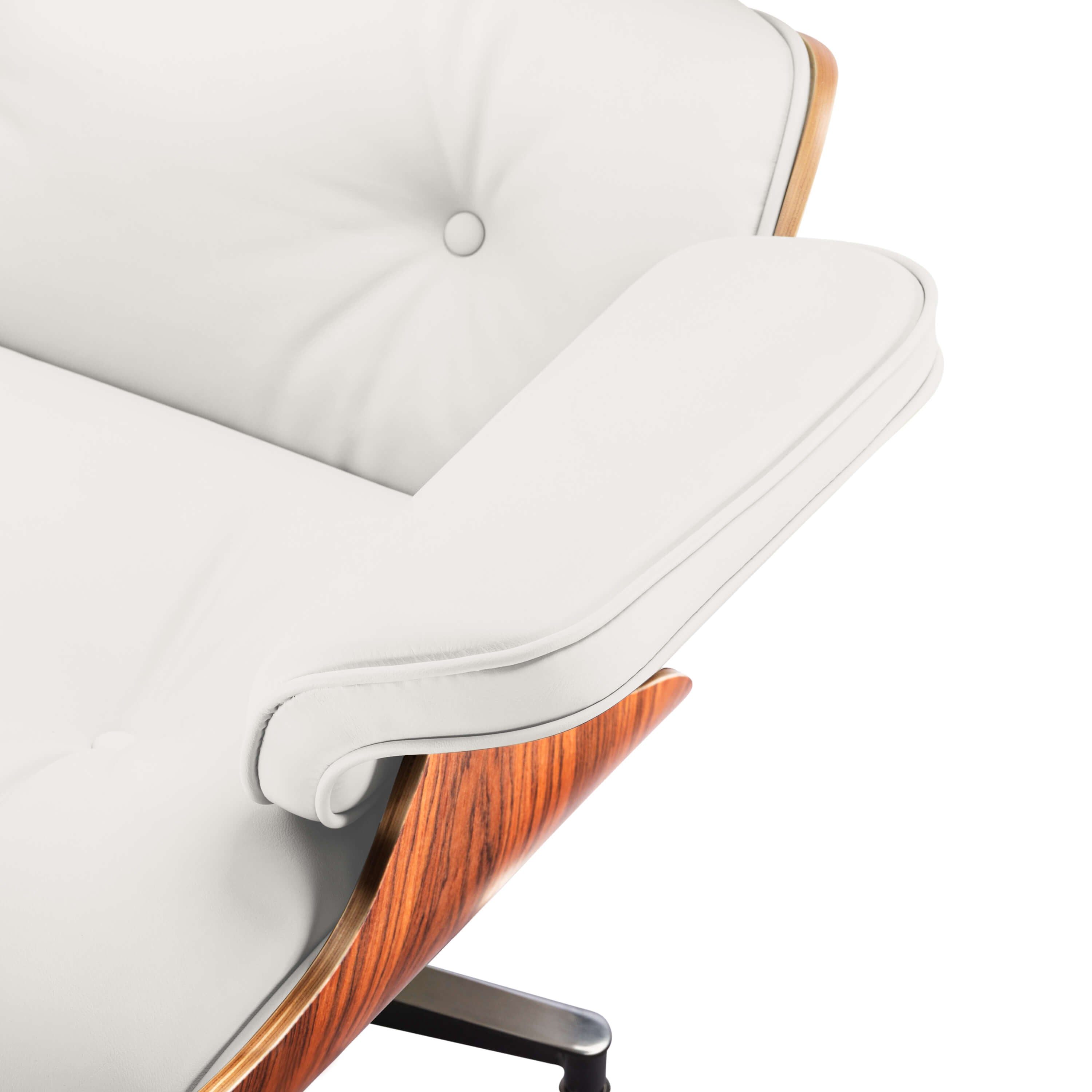 Palisander Plywood Lounge Chair and Ottoman - Eames Replica
