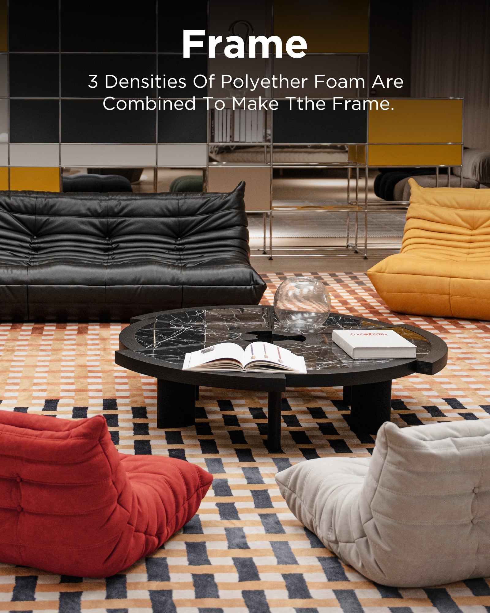 Togo Fireside Sofa - Togo Sofa Without Arms Replica