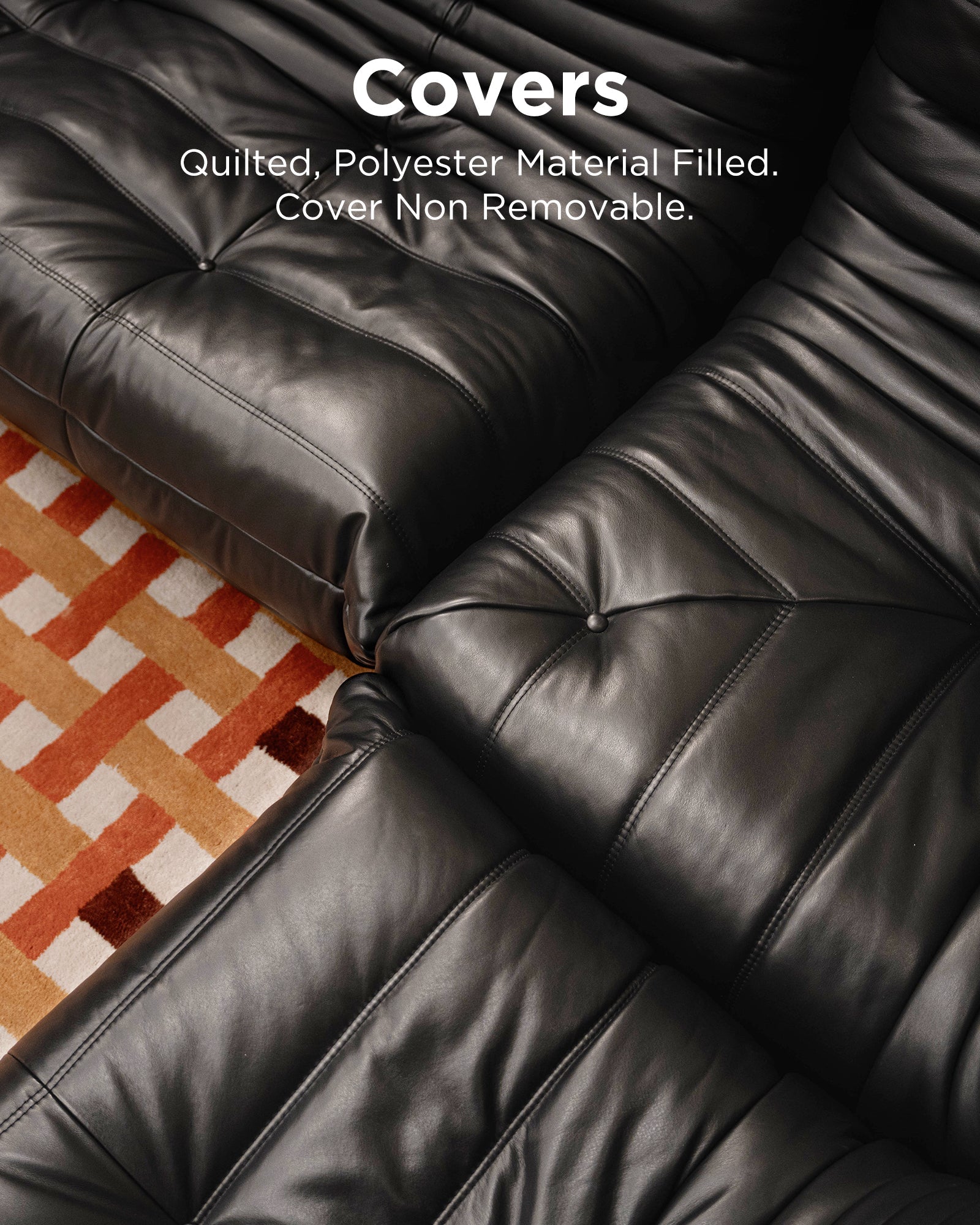 Fireside Chair, Mid Century Floor Sofa - Togo Replica