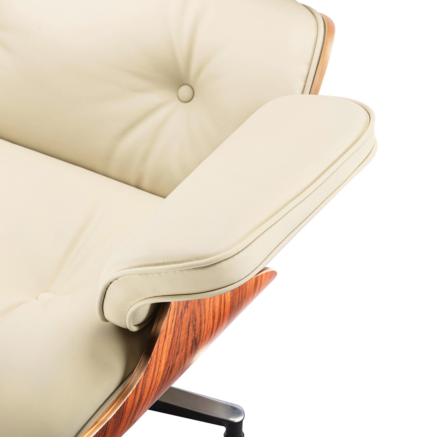 Palisander Plywood Lounge Chair and Ottoman - Eames Replica