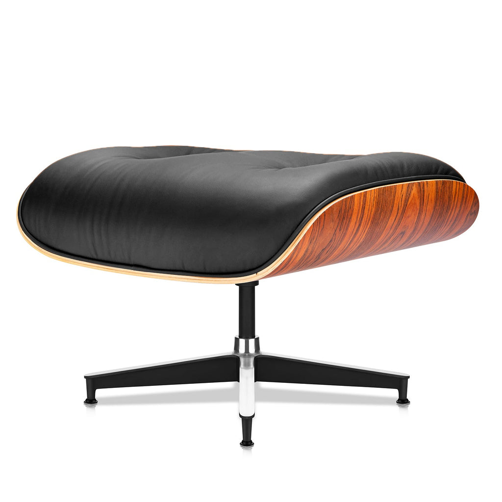 Palisander Plywood Wood Lounge Chair and Ottoman - Eames Replica