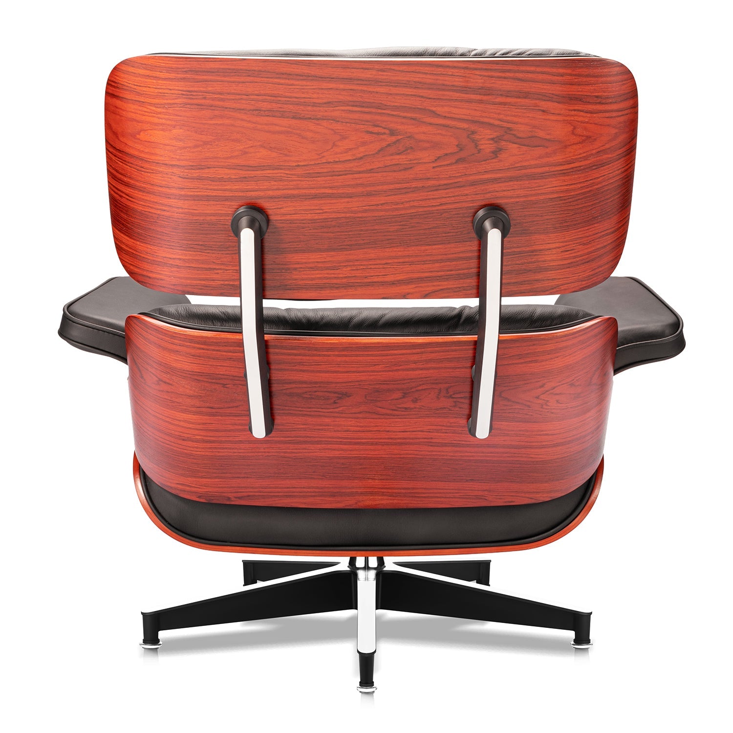 Olied Palisander Plywood Lounge Chair and Ottoman - Eames Replica